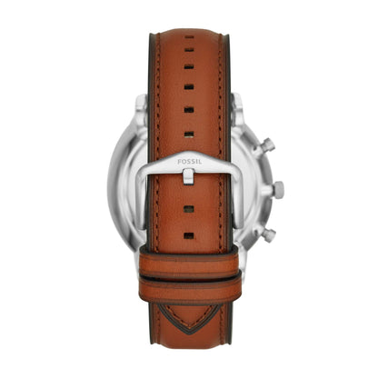 MEN'S NEUTRA CHRONOGRAPH LEATHER STRAP WATCH & BRACELET SET