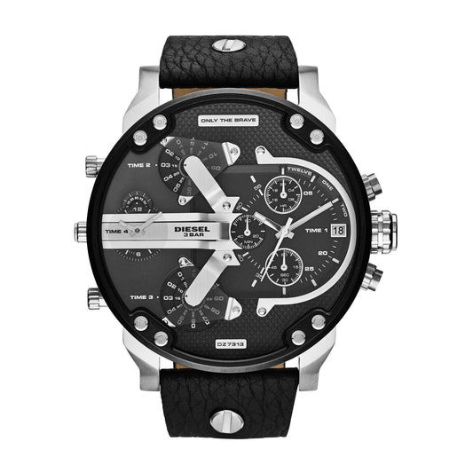 MENS MR. DADDY 2 LEATHER STRAP WATCH
