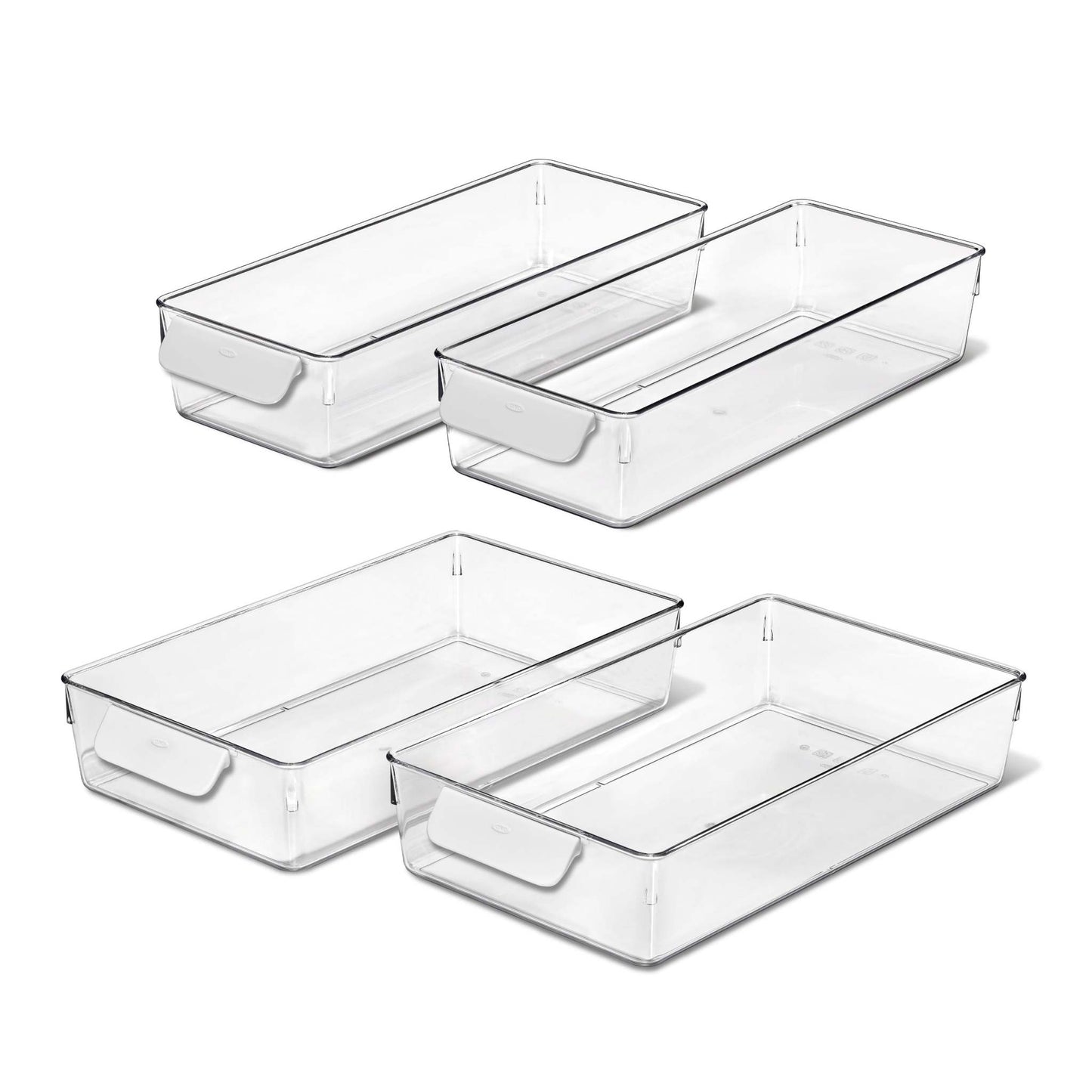 4PC REFRIGERATOR STORAGE BIN STARTER SET