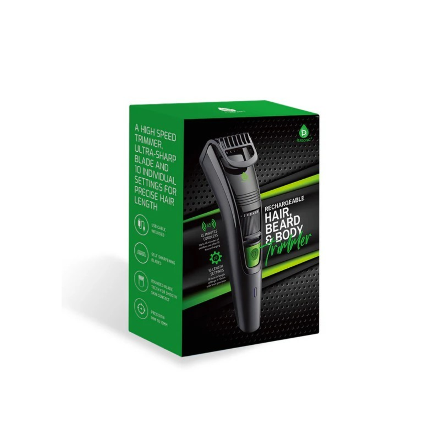 RECHARGEABLE BEARD AND BODY TRIMMER