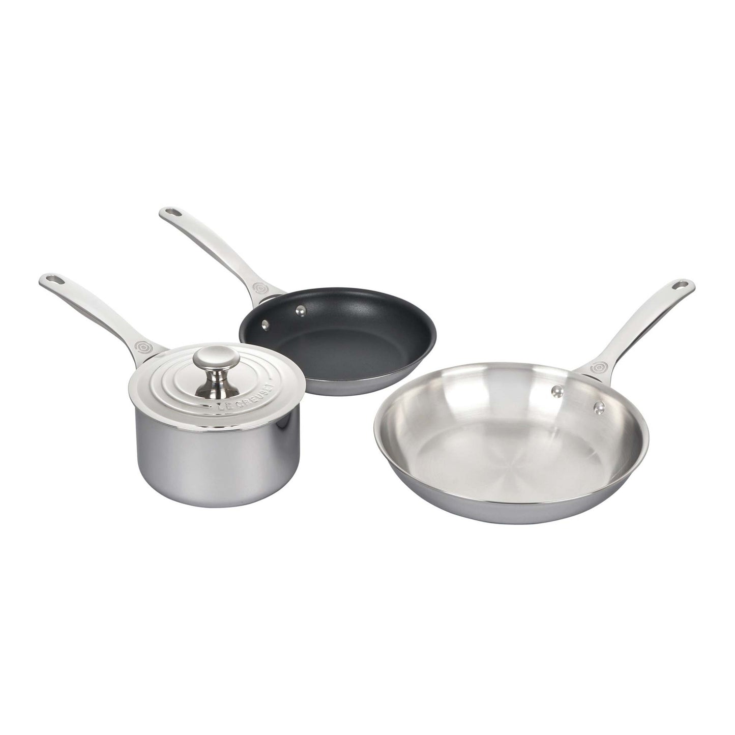 6PC SIGNATURE STAINLESS STEEL COOKWARE SET
