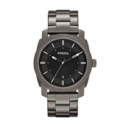 MENS MACHINE SMOKE STAINLESS STEEL WATCH
