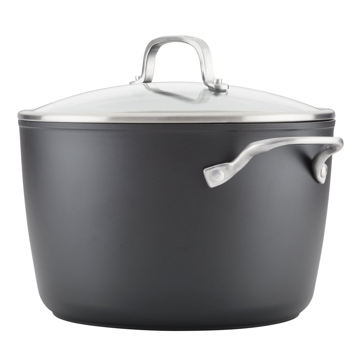 8QT HARD-ANODIZED INDUCTION STOCKPOT W/ LID