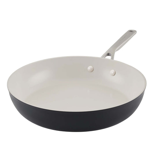 12.25" HARD ANODIZED CERAMIC NONSTICK FRY PAN
