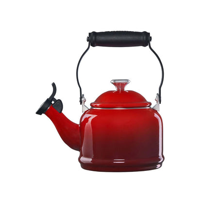 DEMI KETTLE W/ METAL FINISHES CERISE