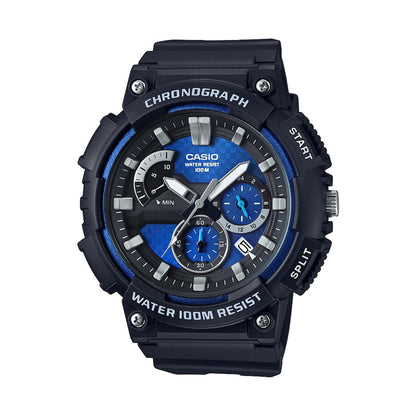 MENS CLASSIC CHRONOGRAPH ANALOG RESIN WATCH & DIAL