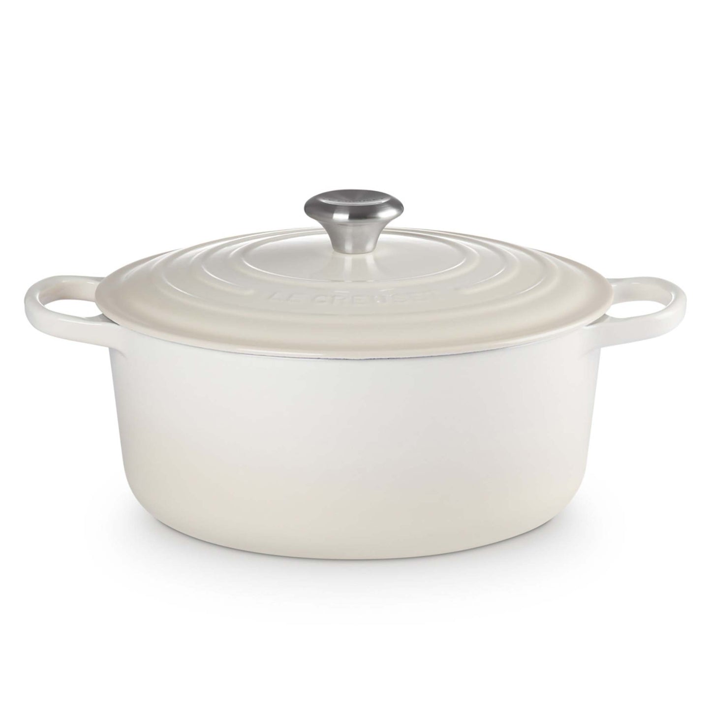 7.25QT SIGNATURE CAST IRON ROUND DUTCH OVEN MERINGUE