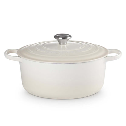 7.25QT SIGNATURE CAST IRON ROUND DUTCH OVEN MERINGUE