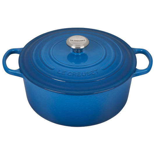7.25QT SIGNATURE CAST IRON ROUND DUTCH OVEN MARSEILLE