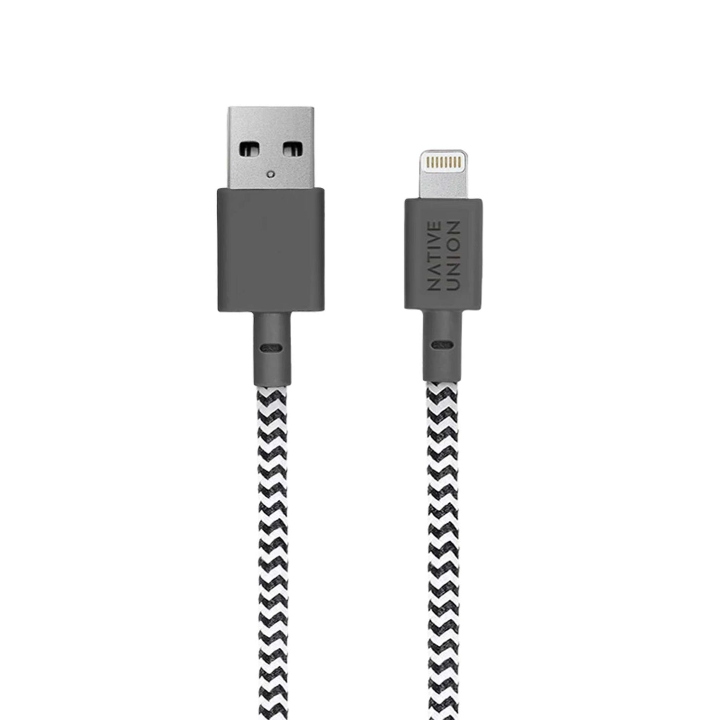 BELT CABLE XL USB-A TO APPLE LIGHTNING ZEBRA