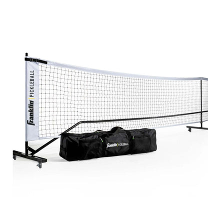 OFFICIAL SIZE PICKLEBALL NET ON WHEELS