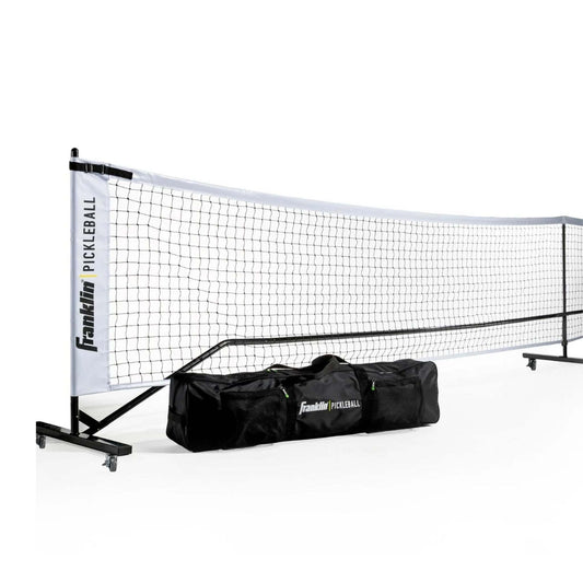 OFFICIAL SIZE PICKLEBALL NET ON WHEELS