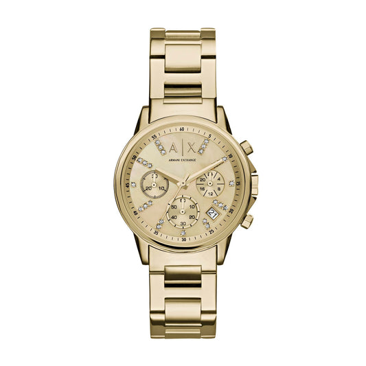 LADY BANKS MULTI-DIAL CRYSTAL WATCH