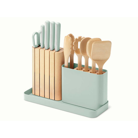 14PC KNIFE & UTENSIL SET MIST
