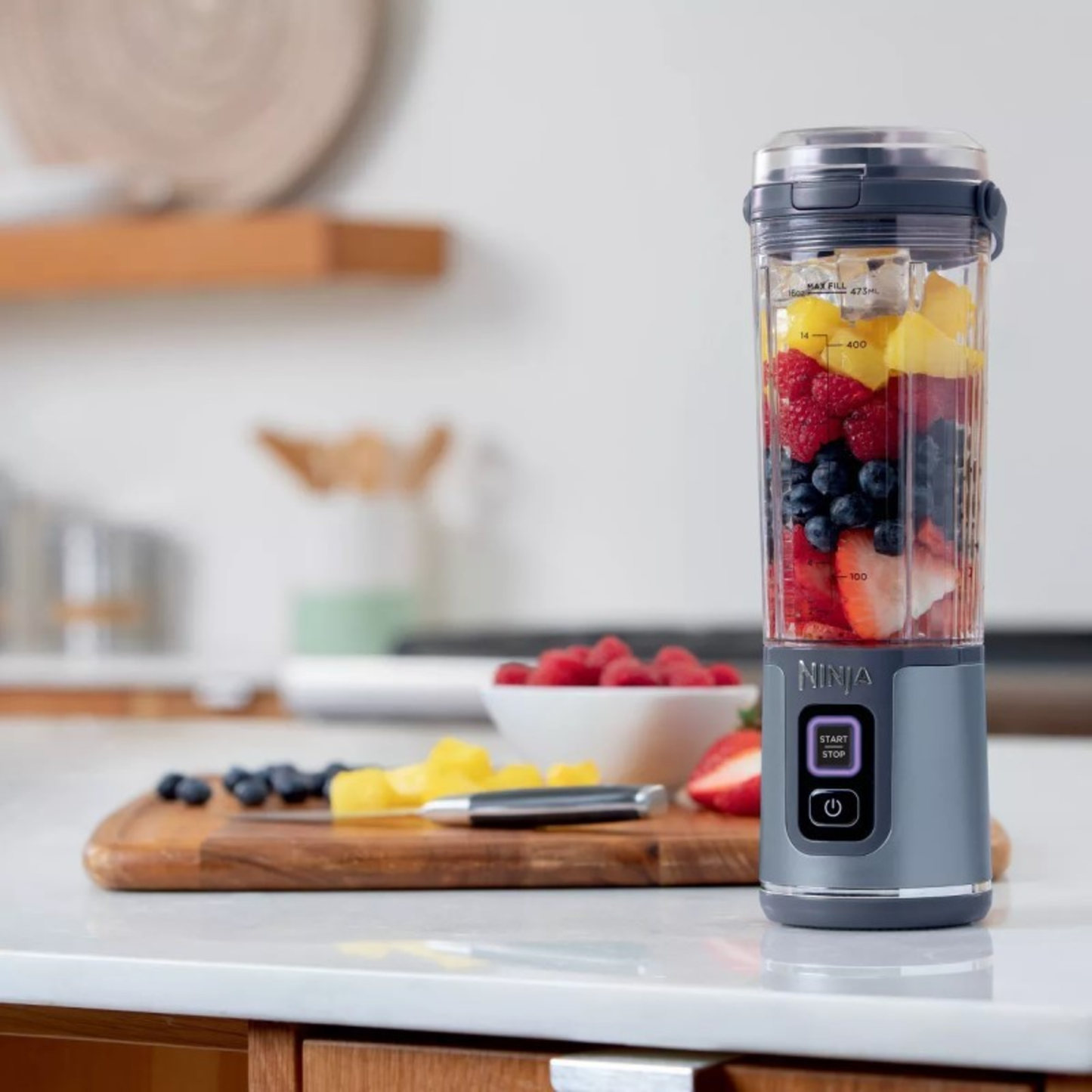 18OZ BLAST PORTABLE BLENDER - (DENIM BLUE)