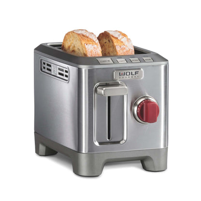 STAINLESS STEEL 2 SLICE TOASTER W/ KNOBS