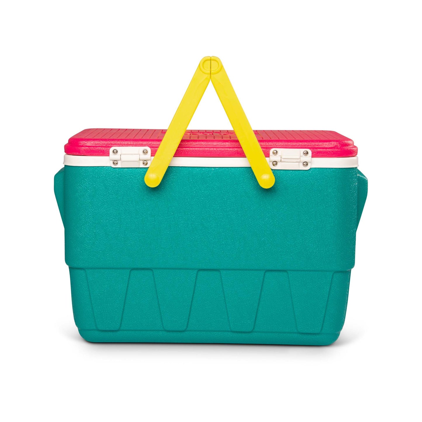 RETRO PICNIC BASKET 25QT COOLER DARK JADE/BOLD MAGENTA