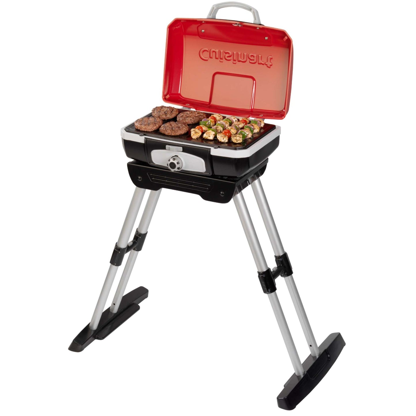 PETIT GOURMET PORTABLE GAS GRILL WITH VERSASTAND