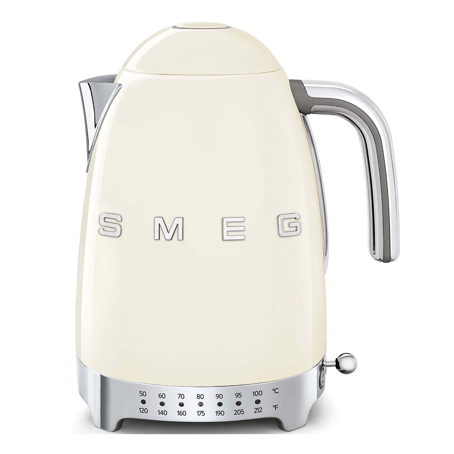 50'S RETRO-STYLE ELECTRIC KETTLE W/ VARIABLE TEMPERATURE, CREAM