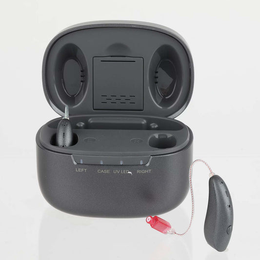 RECHARGEABLE BLUETOOTH BTE DIGITAL OTC HEARING AID