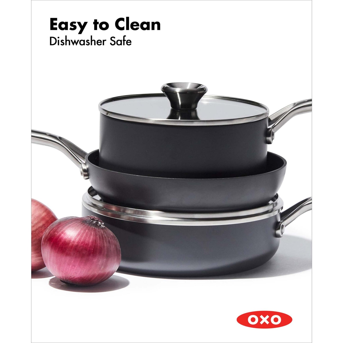 CERAMIC PROFESSIONAL NONSTICK 5PC COOKWARE SET