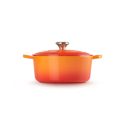 4.5QT SIGNATURE CAST IRON ROUND DUTCH OVEN FLAME
