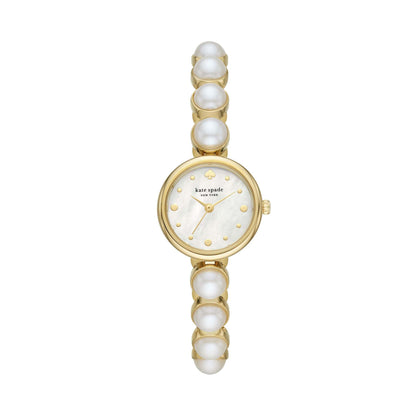 LADIES' MONROE PEARL BEADED BRACELET WATCH, MOTHER-OF-PEARL DIAL