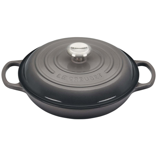 2.25QT SIGNATURE CAST IRON BRAISER OYSTER