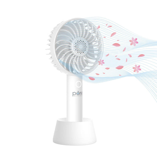 PUREBREEZE PERSONAL RECHARGEABLE HANDHELD FAN