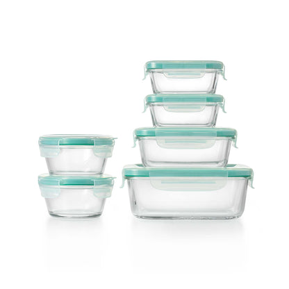 GOOD GRIPS 12PC SMART SEAL GLASS CONTAINER SET