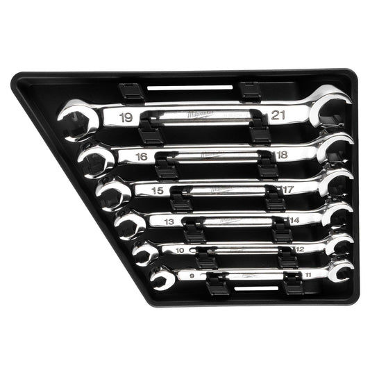 6PC METRIC DOUBLE END FLARE NUT WRENCH SET