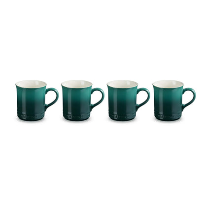 SET OF 4 STONEWARE MUGS ARTICHAUT