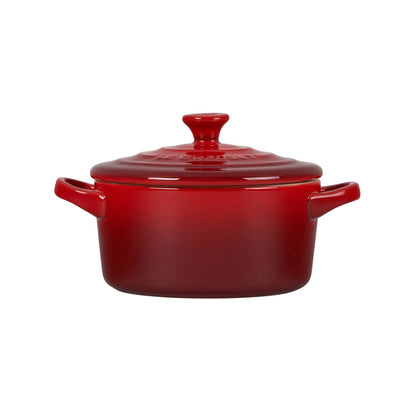 14OZ STONEWARE MINI ROUND COCOTTE CERISE
