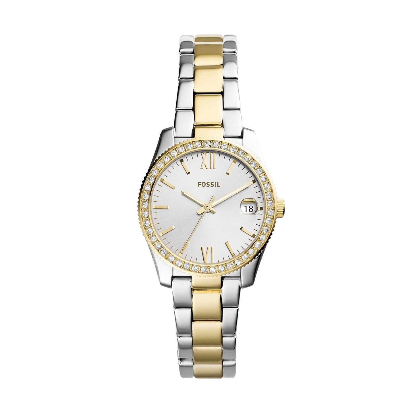 LADIES SCARLETTE TWO-TONE STAINLESS STEEL WATCH