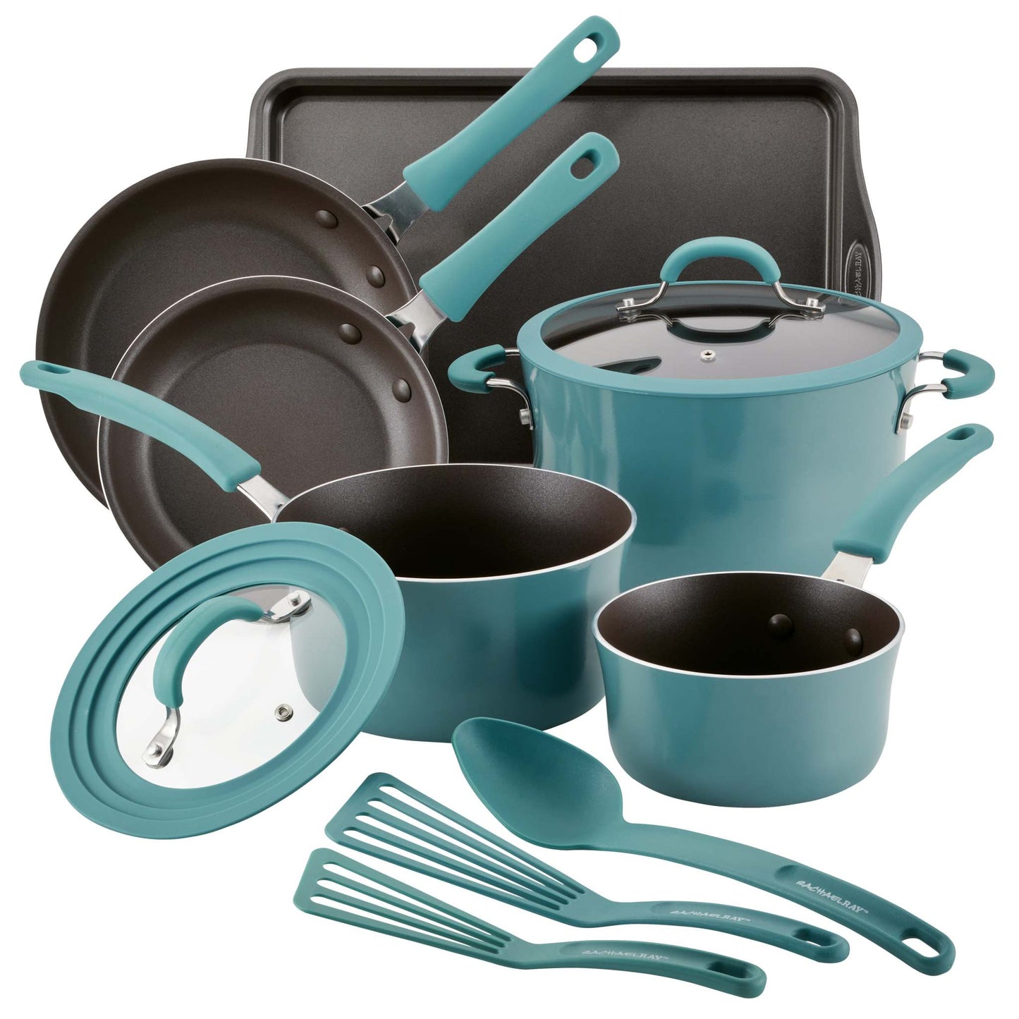 COOK + CREATE 11PC NONSTICK COOKWARE SET