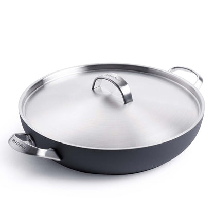 PARIS PRO HARD ANODIZED NONSTICK 11" EVERYDAY PAN W/ LID