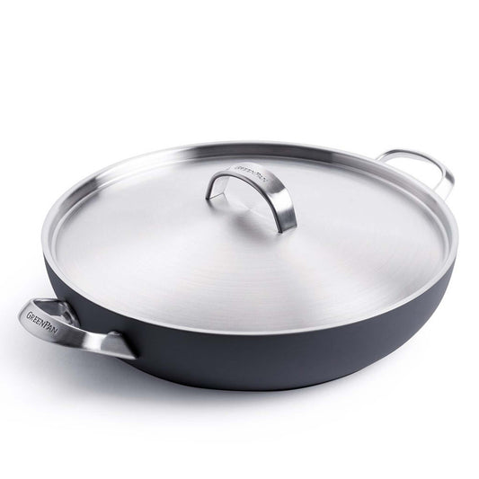 PARIS PRO HARD ANODIZED NONSTICK 11" EVERYDAY PAN W/ LID