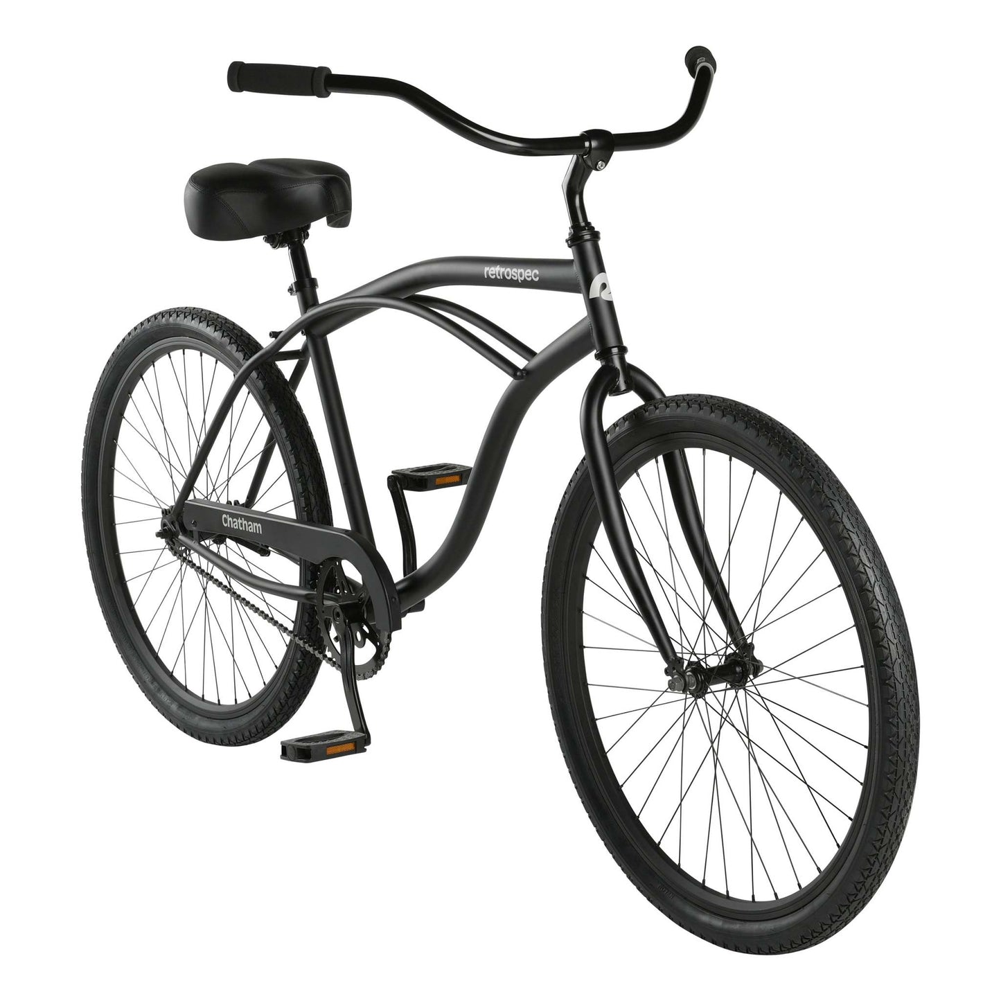 CHATHAM BEACH CRUISER BIKE - SINGLE SPEED MATTE BLACK