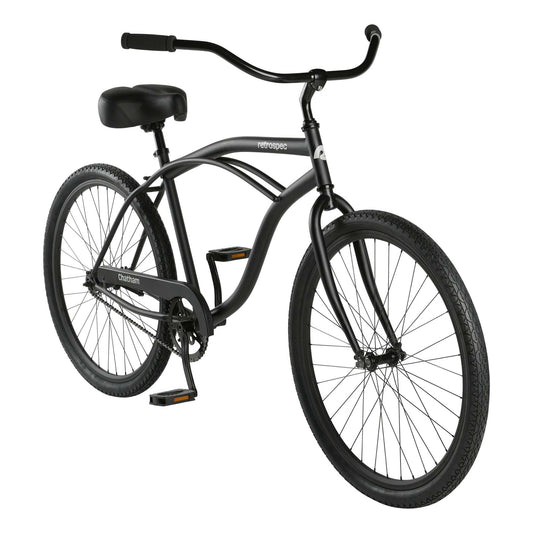 CHATHAM BEACH CRUISER BIKE - SINGLE SPEED MATTE BLACK