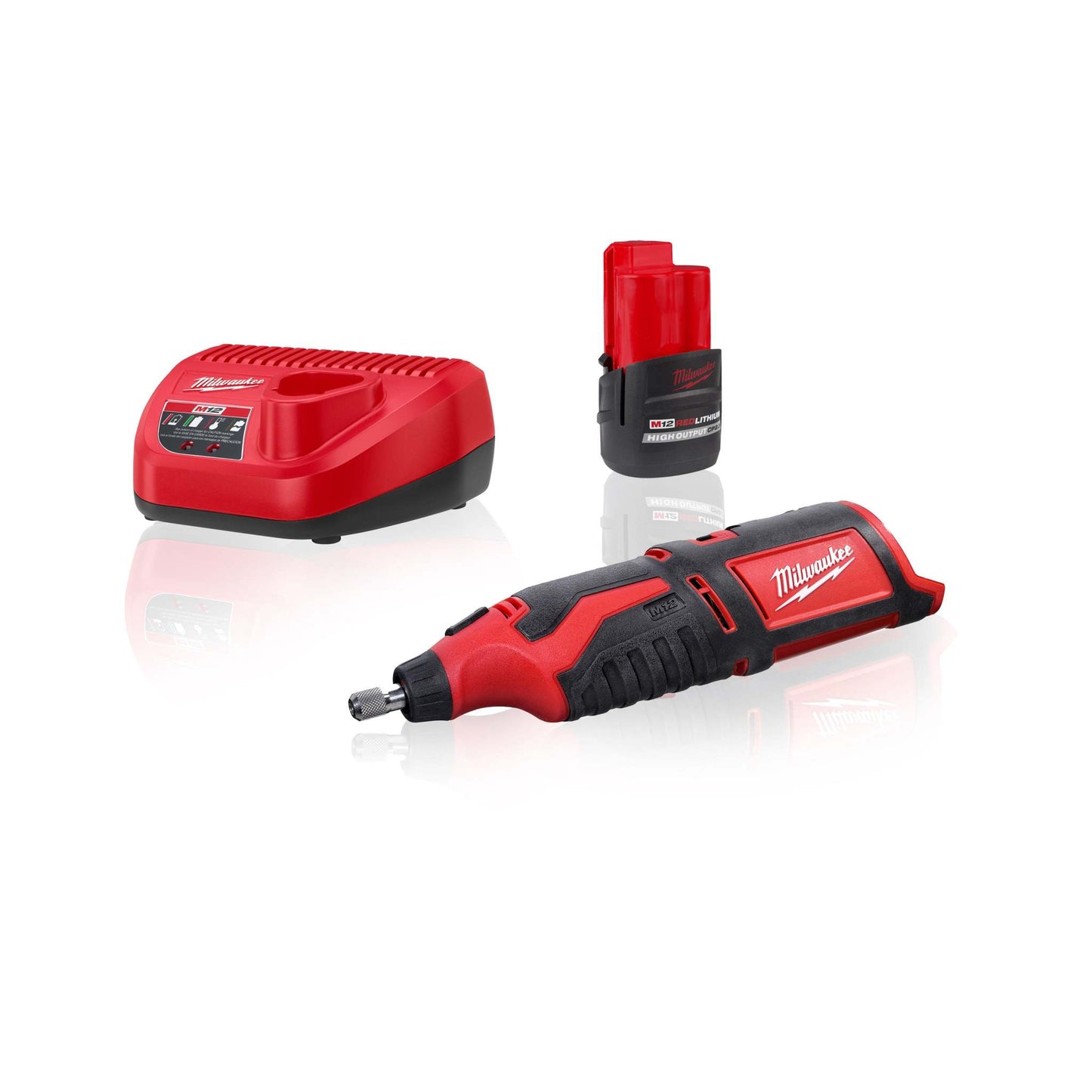 M12 ROTARY TOOL W/ BATTERY & CHARGER