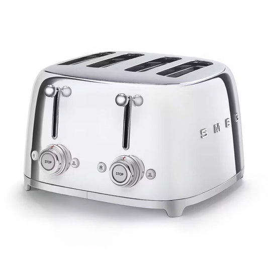 50S RETRO-STYLE 4 SLICE SLOT TOASTER STAINLESS STEEL