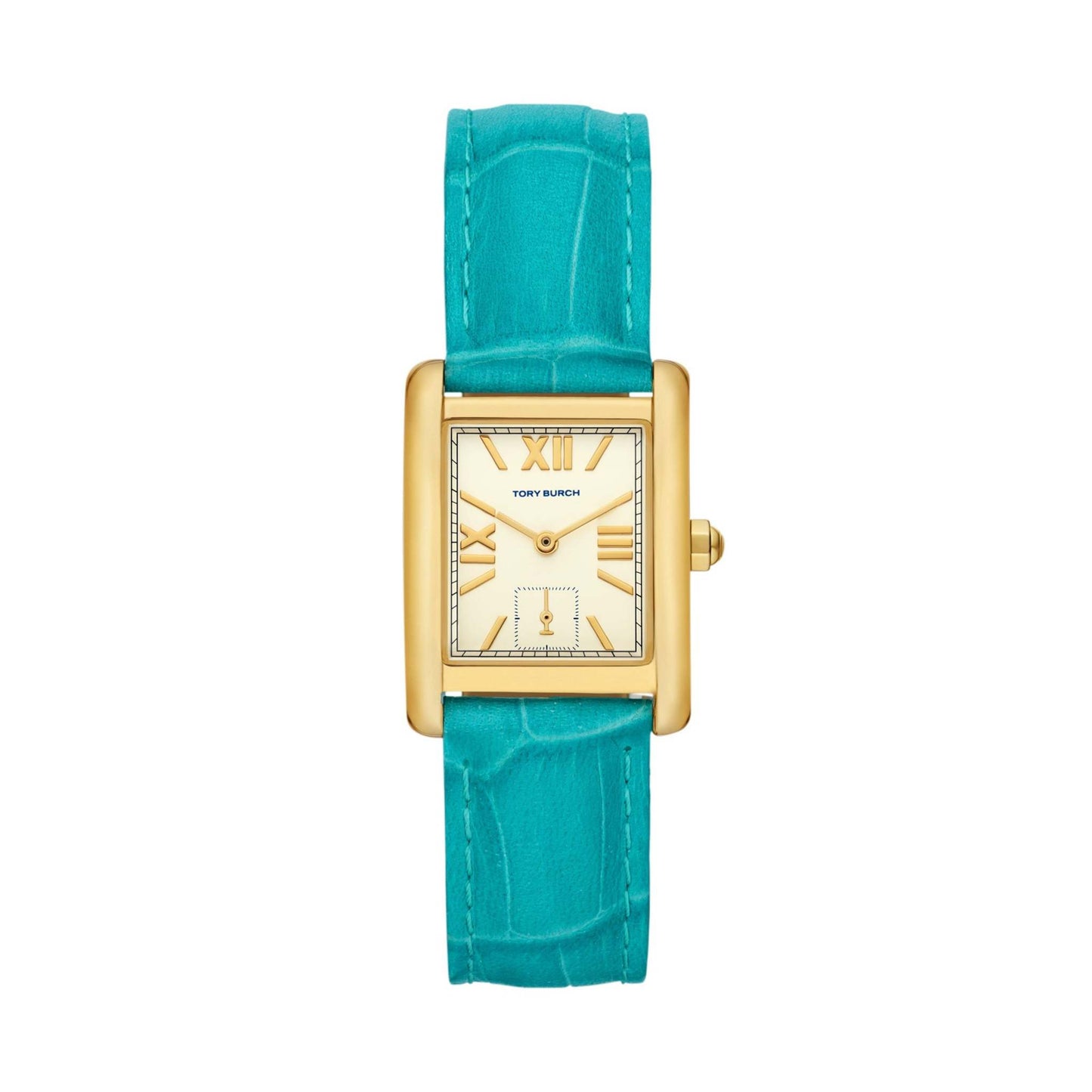 LADIES' ELEANOR & TURQUOISE LEATHER STRAP WATCH