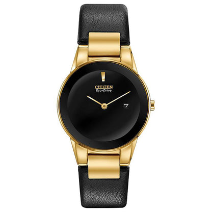 LADIES AXIOM ECO-DRIVE LEATHER STRAP WATCH