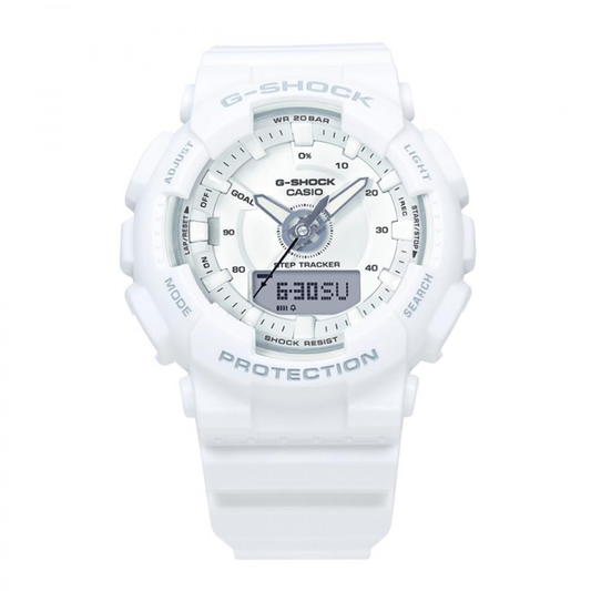 G-SHOCK WHITE STEP TRACKER WATCH