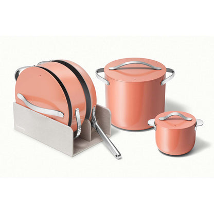 NONSTICK CERAMIC COOKWARE+ SET PERRACOTTA