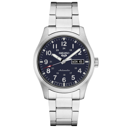 MENS SEIKO 5 SPORT AUTOMATIC & STAINLESS STEEL WATCH