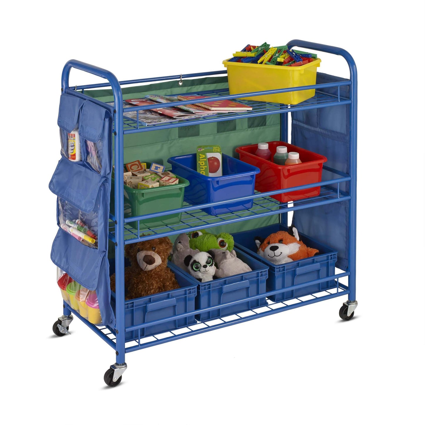 3-TIER ROLLING ACTIVITY STORAGE CART