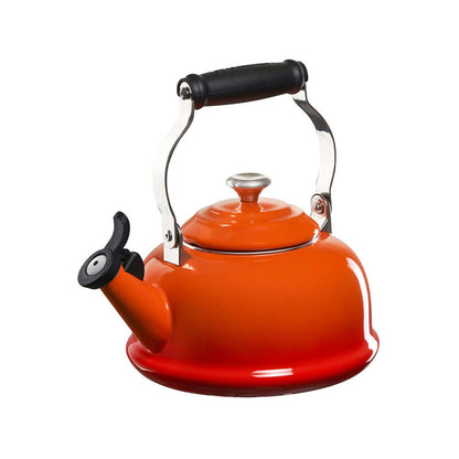 CLASSIC WHISTLING KETTLE W/ METAL FINISHES FLAME