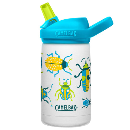 EDDY+ KIDS 12OZ STAINLESS STEEL VACUUM INSULATED BOTTLE BUGS!