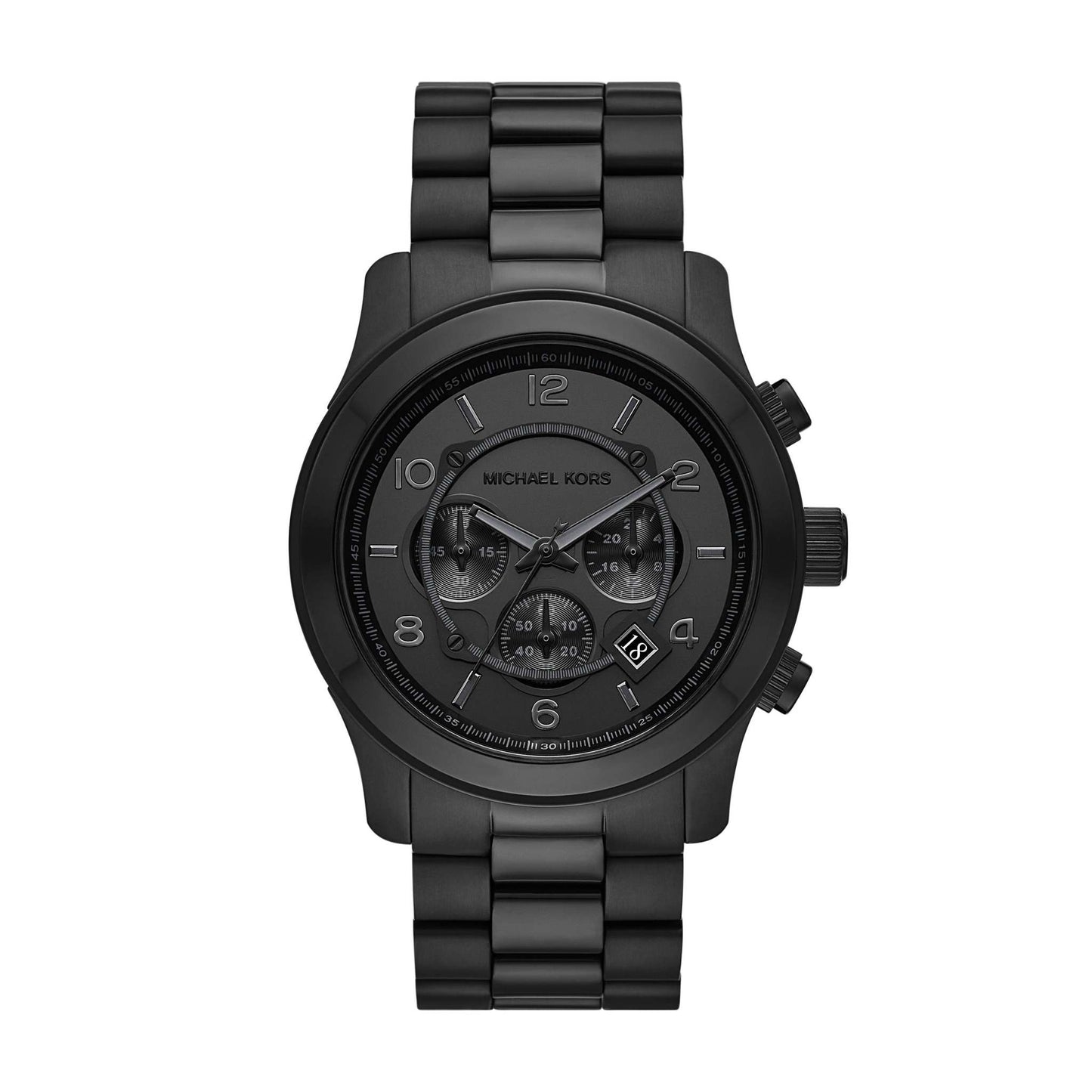 MEN'S OVERSIZED RUNWAY CHRONOGRAPH STAINLES STEEL WATCH, DIAL